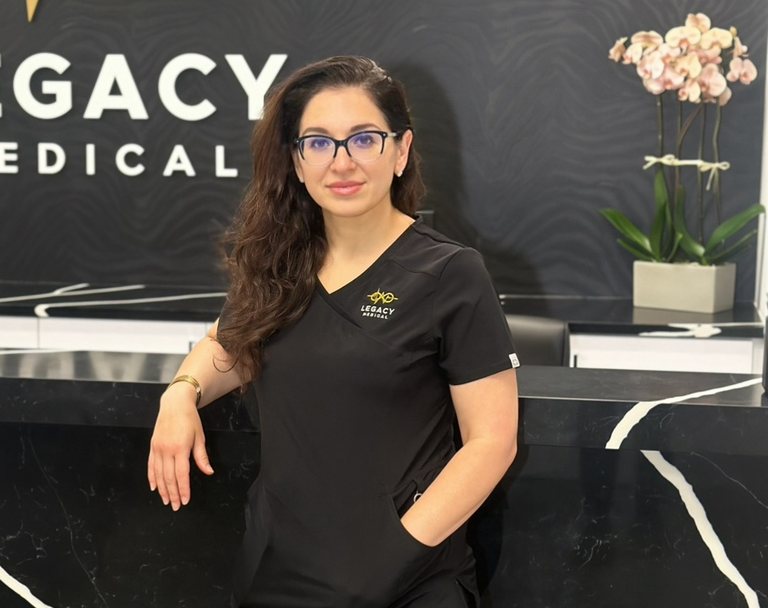 At the Legacy Medical front desk